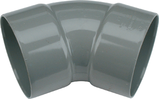 Bocht 110mm 45° Mof/Mof